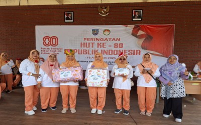 Semangat Kemerdekaan dalam Kebersamaan DWP Dinas Dikbud Kabupaten Tegal