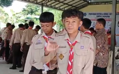 Pesta Demokrasi SMPN 2 Pangkah: Irsyad-Venita Siap Memimpin Osis periode 2025/2026