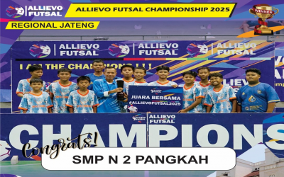 Tim Futsal SMPN 2 Pangkah Sabet Gelar Juara 3 Bersama Futsal Allievo Champion Jawa Tengah