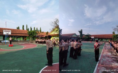 Tumbuhkan Jiwa Tangguh dan Disiplin, SMP 2 Pangkah Peringati Hari Pramuka ke-64